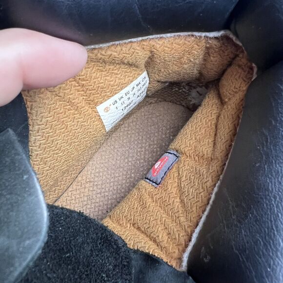 Timberland Boots Boys Junior Size 6 Premium NuBuck Leather Gree - Picture 10 of 10